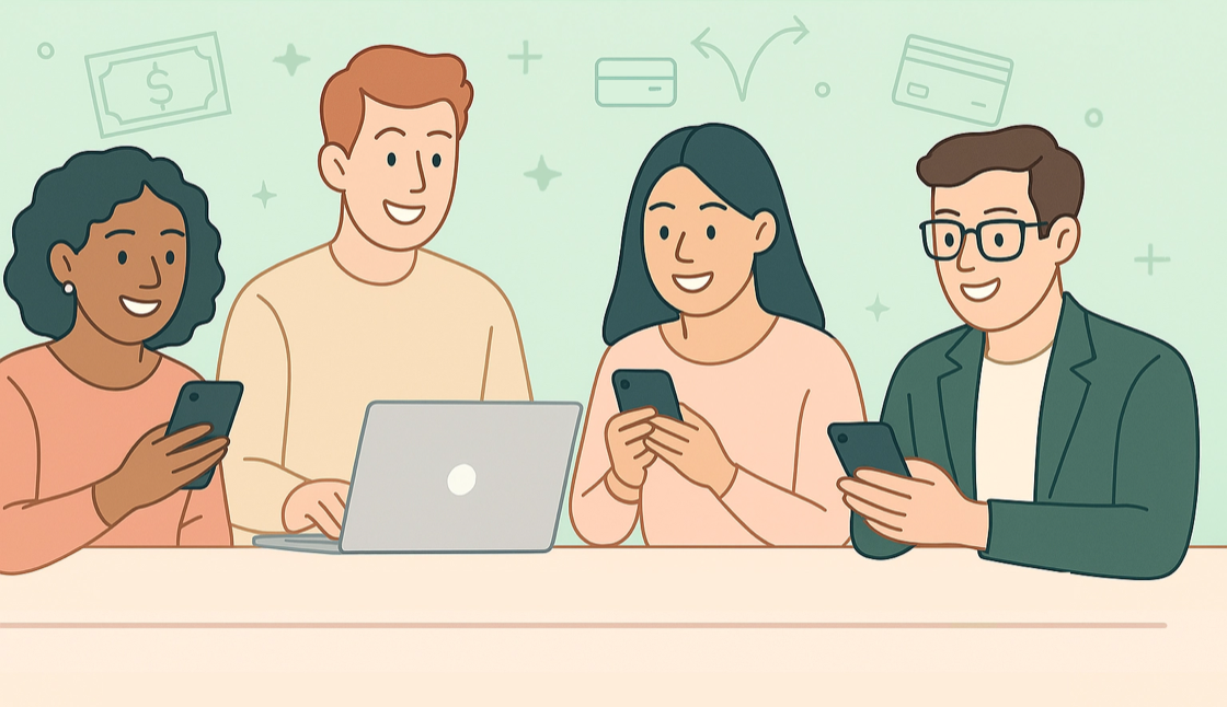 People using Paygwyn on their devices